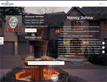 Tablet Screenshot of nancy4homes.com